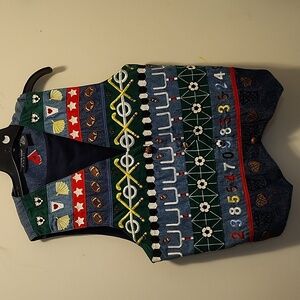 Eagle's Eye novelty vest Sports mens or women's 1X embroidery football h…